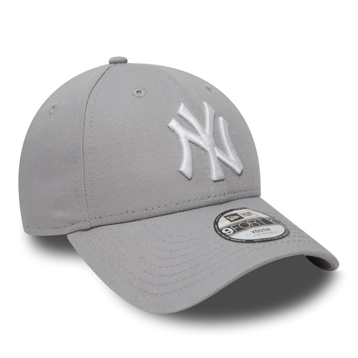 New York Yankees Essential Lapset 9FORTY Lippis Harmaat - New Era Lippikset Halpa hinta FI-416053